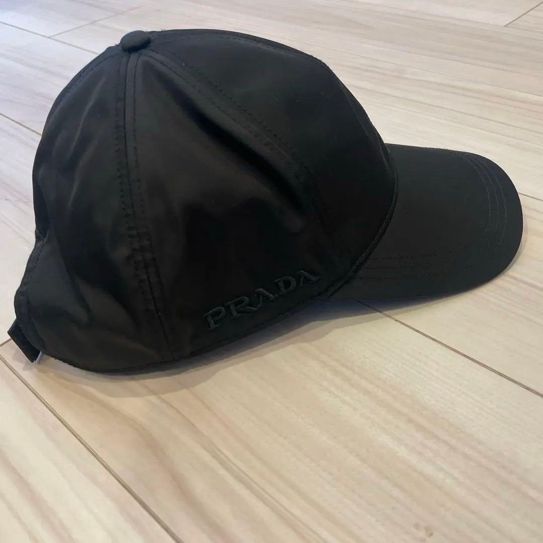 PRADA★鑑定済ブラックナイロンキャップM 小澤美里着