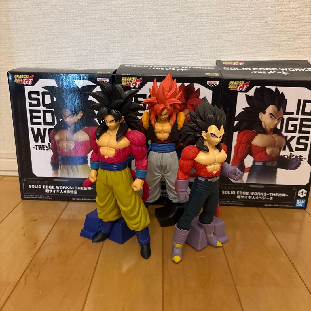ドラゴンボールGT THE出陣 超サイヤ人4孫悟空 ベジータ ゴジータ