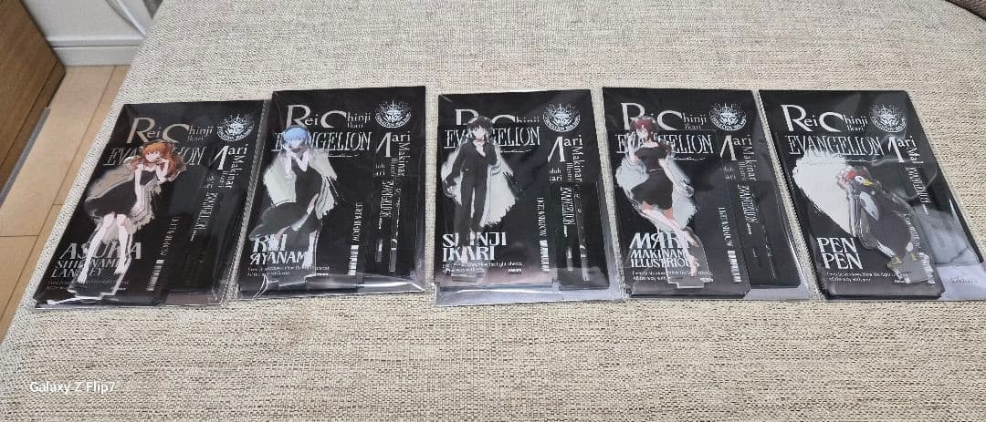 EVANGELION Light & Shadowアクリルスタンド 5点