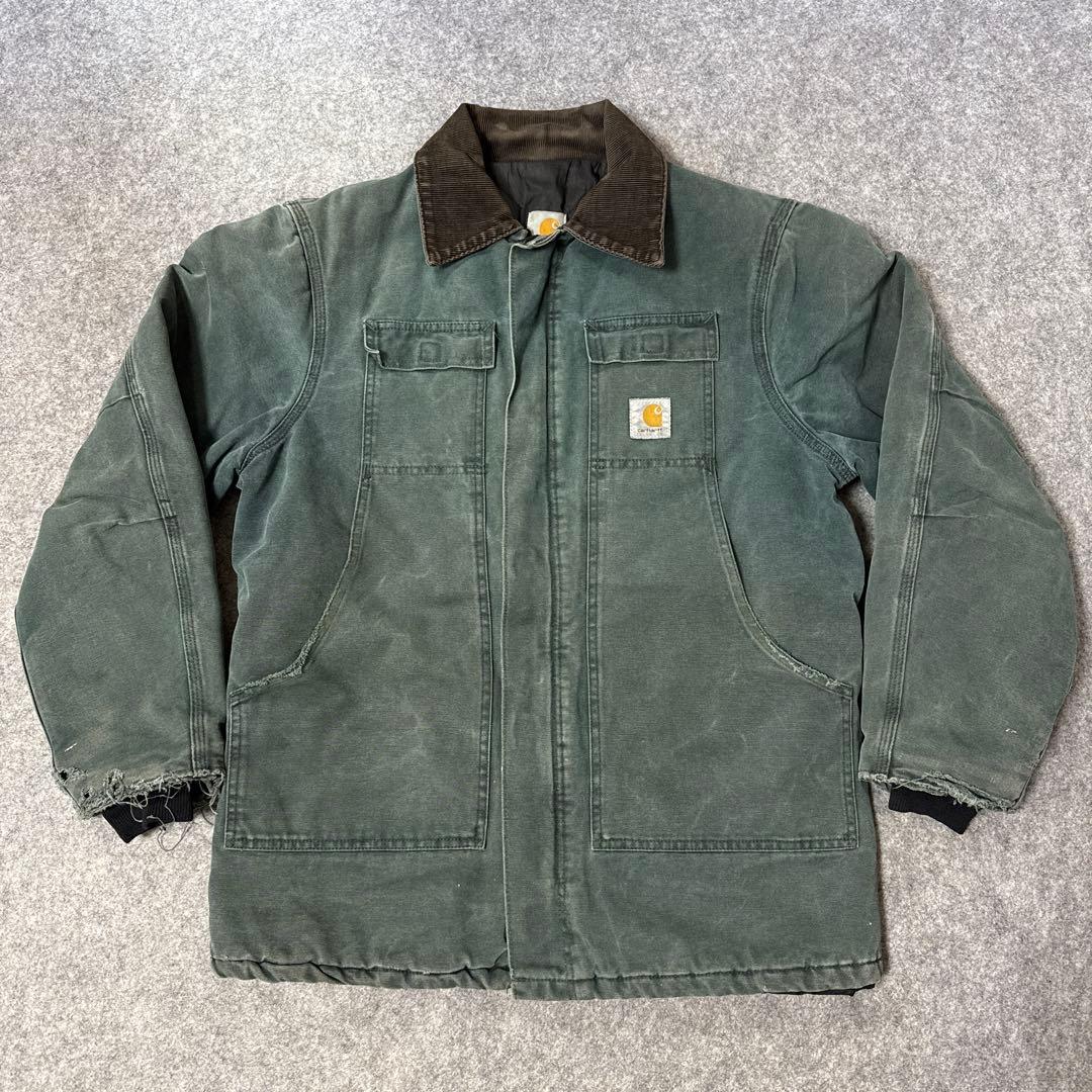 Carhartt トラディショナルコート グリーン フェードML相当 カーハート