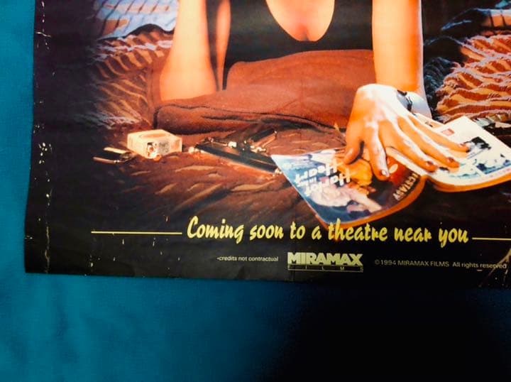 映画パルプ・フィクション 当時物ビンテージ本物ポスター