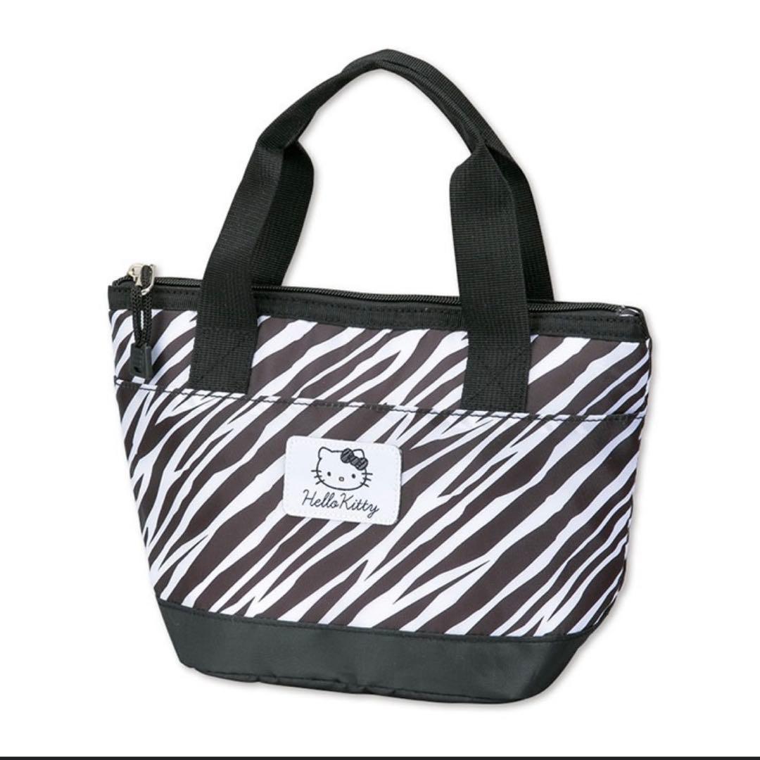 大人気】ハローキティ ゼブラ柄 保冷ミニトートバッグ アベイル