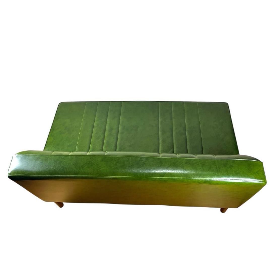 極美品✨️niko and 】クラシックダイニング ソファ グリーン