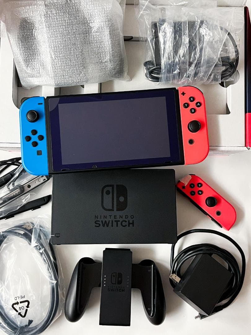 美品 Nintendo Switch 本体 バッテリー強化版
