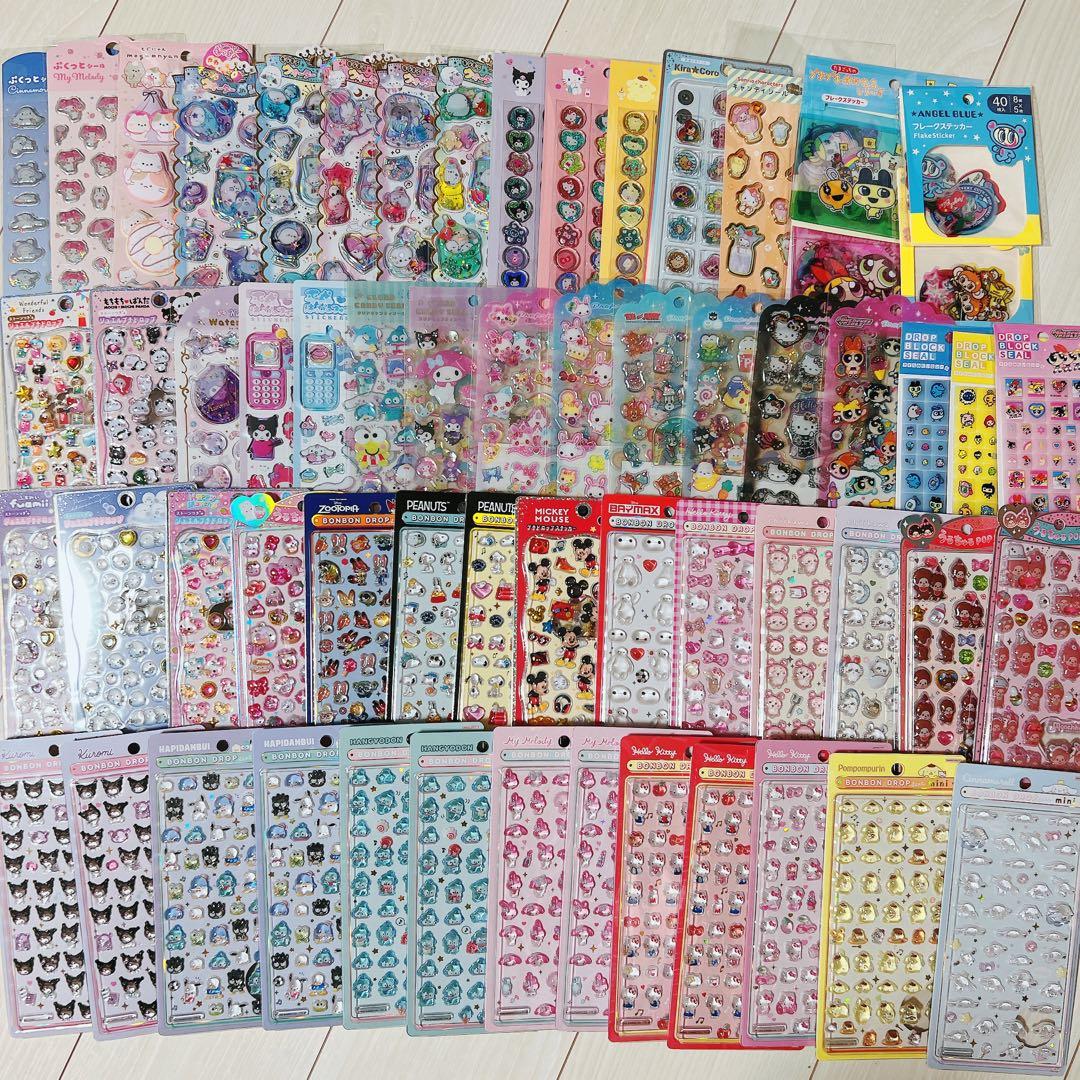 ボンボンドロップシール　まとめ売り　60枚セット