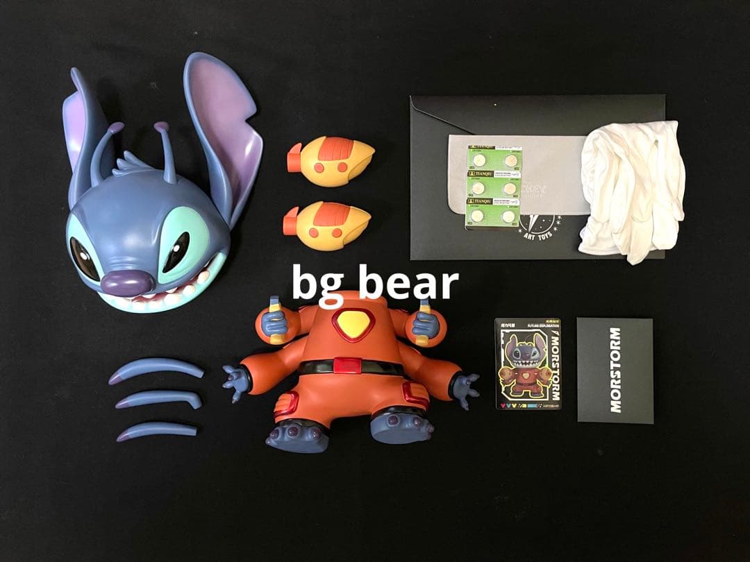 スティッチ レーザー銃 邪悪な双槍士 ディズニー スタチュー