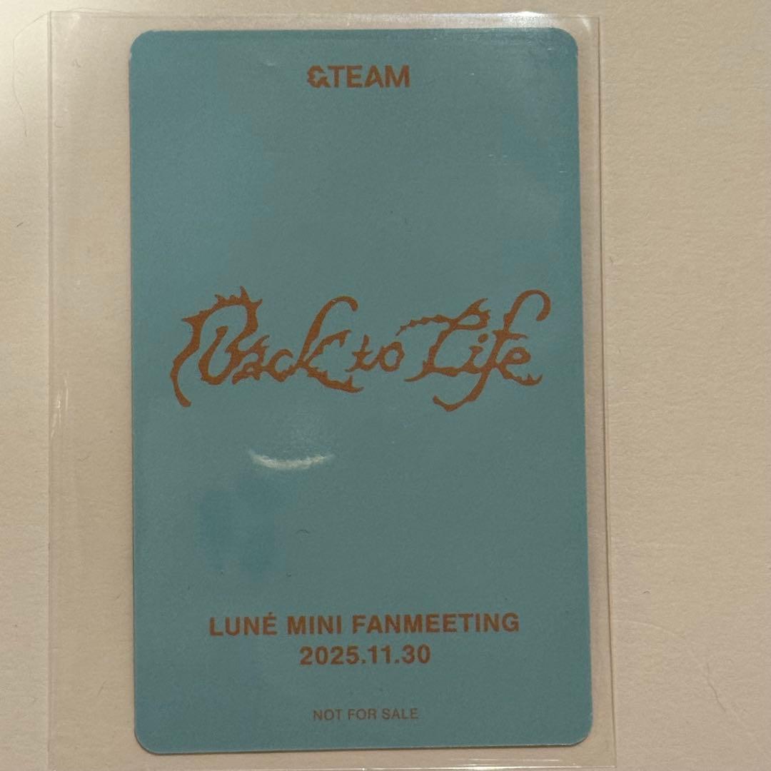 &TEAM Back to Life ミニファンミ YUMA ユウマ - メルカリ