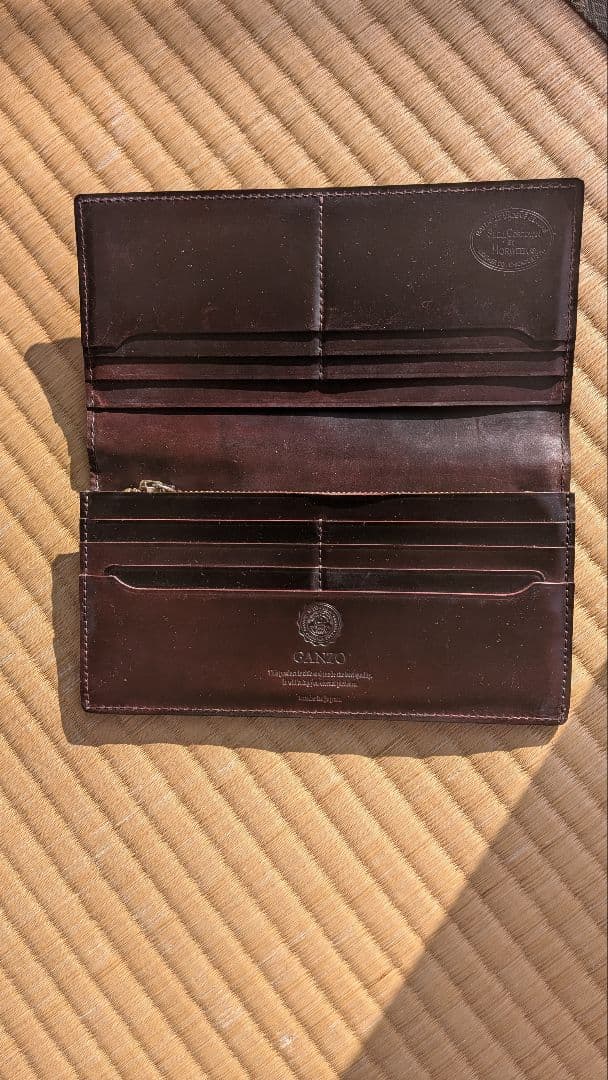 ■GANZO■SHELLCORDVAN2■バーガンディー■シェルコードバン2