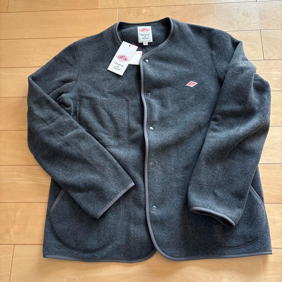 DANTON フリースジャケット サイズ40 グレー