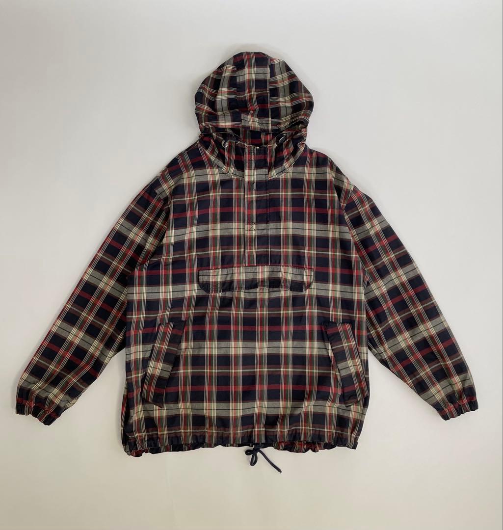 old GAP アノラックパーカー チェック柄 90s vintage - メルカリ
