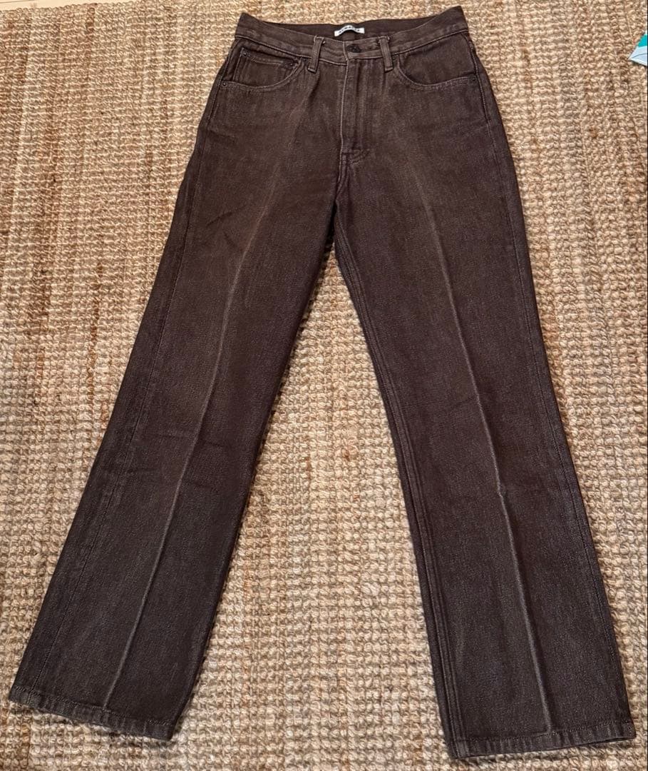 AURALEE オーラリー　24 ハードツイストデニムパンツ