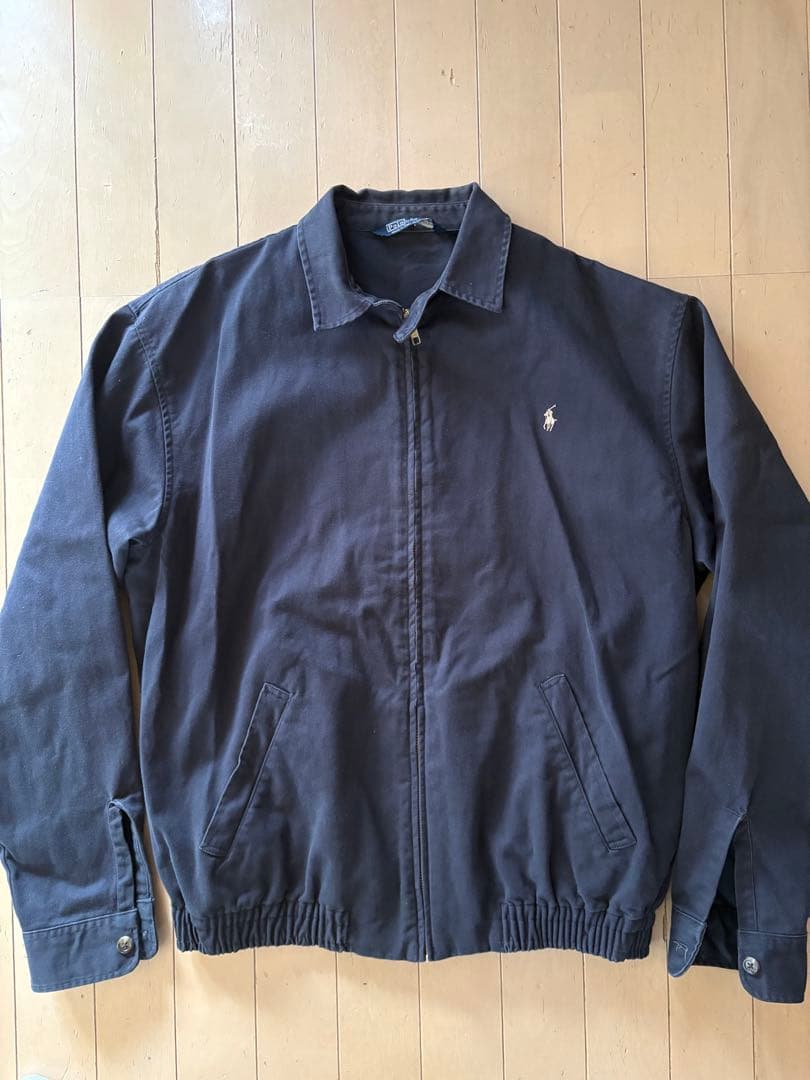 ラルフローレン スウィングトップ ジップ ドリズラー ジャケット ネイビー