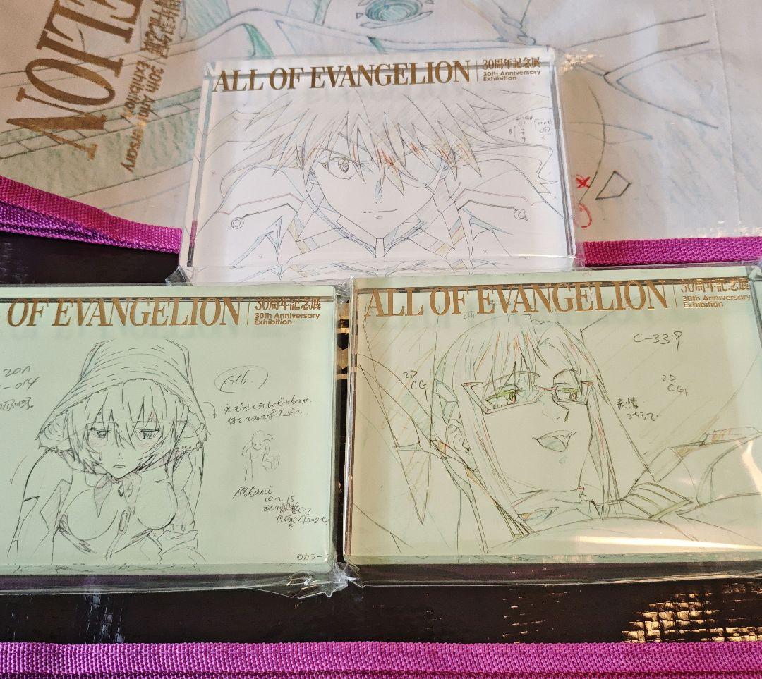 30周年　ALL OF EVANGELIONアクリルブロック　アスカ 3點セット 図録・グッズ｜30周年記念展「ALL OF EVANGELION」公式サイト