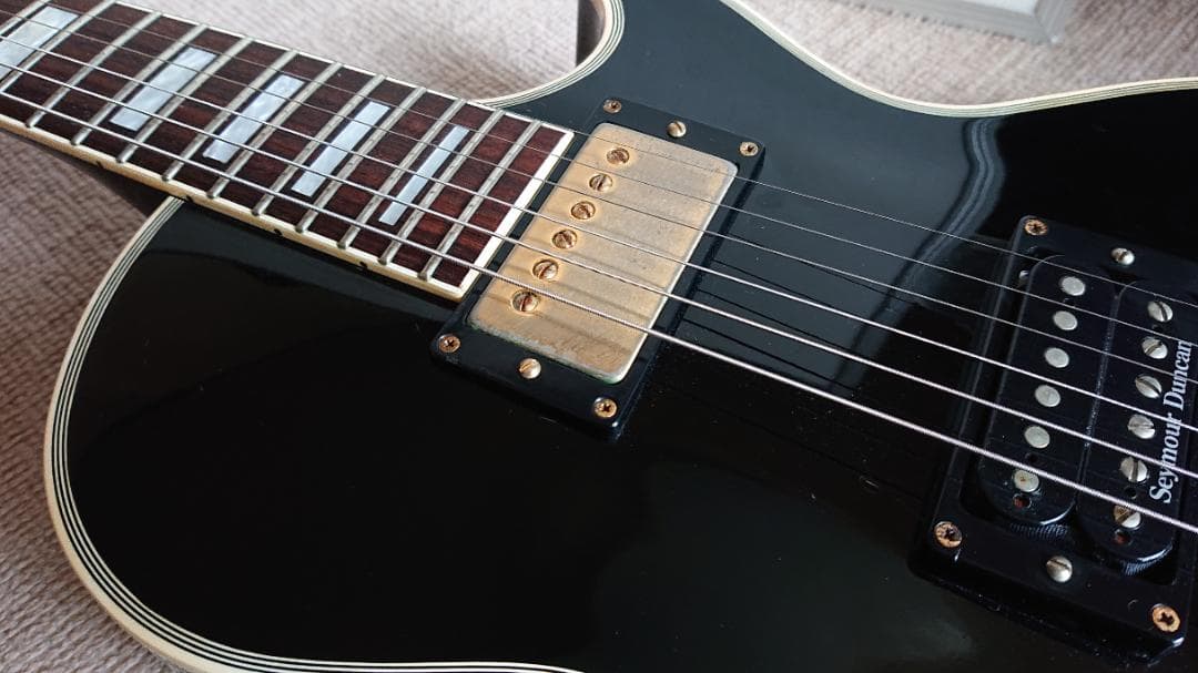 おまけHC付 ESP Edwards レスポール・カスタム 横山健仕様 - メルカリ