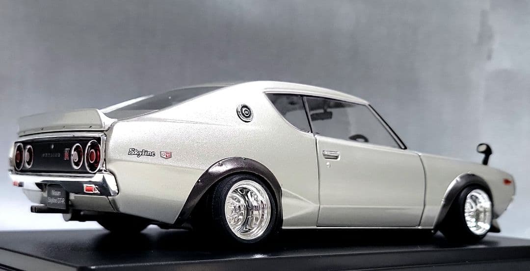 1/24　スカイライン改　ケンメリ2Dr　GT-R　鉄っちん深リム　ホイール