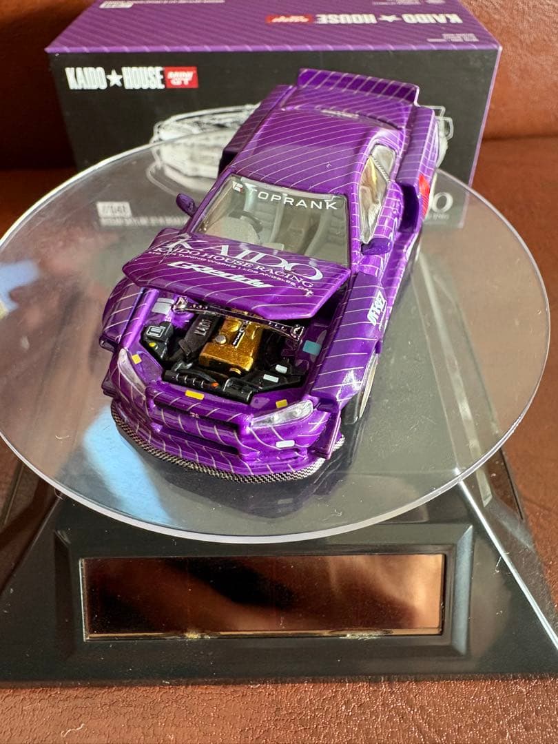 KAIDO HOUSE パープル&ブルーミニカー 1/64 スカイライン　R34