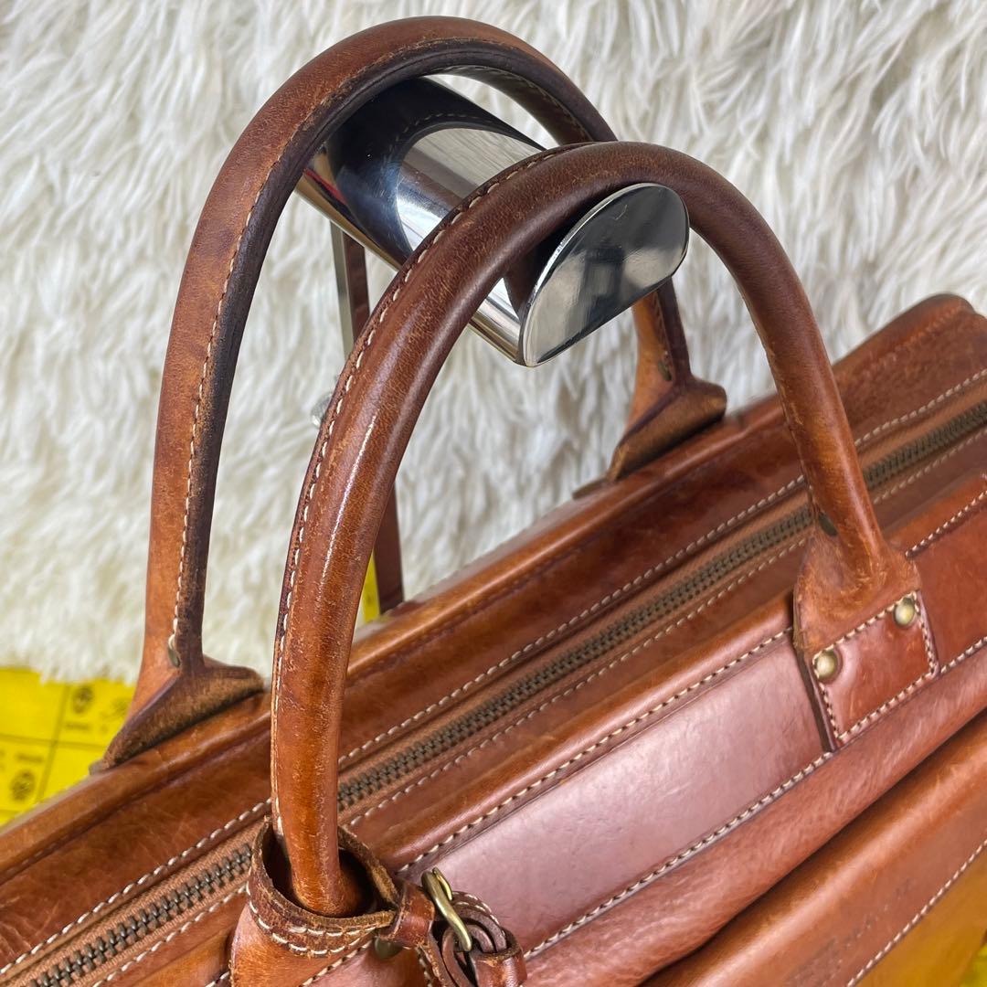 Felisiフェリージ オールレザー ビジネスバック ブリーフケース A4 本