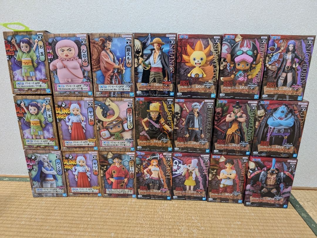 ワンピース フィギュアセット　まとめ DXF ルフィ　ナミ　シャンクス　ウタ