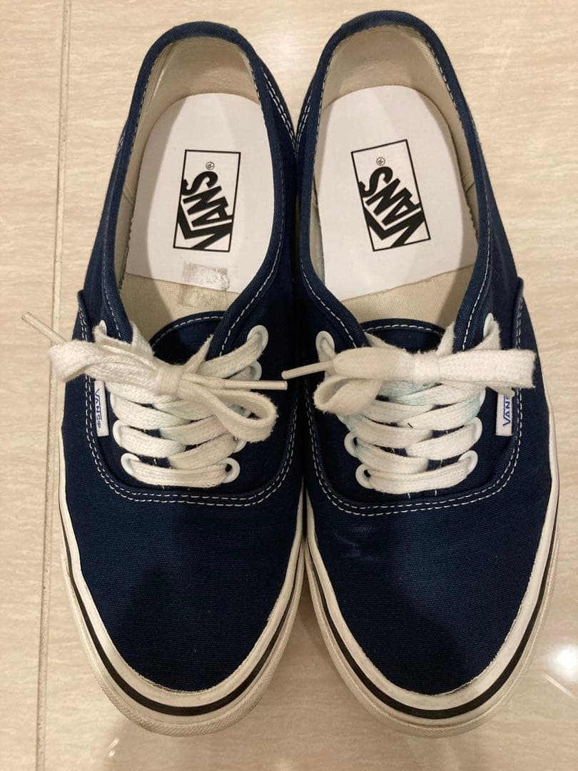 VANS オーセンティック アナハイム　ドレスブルー SUNSET】【26～28cm】VANS/Authentic Dress Blue‐Marshmallow/バンズ