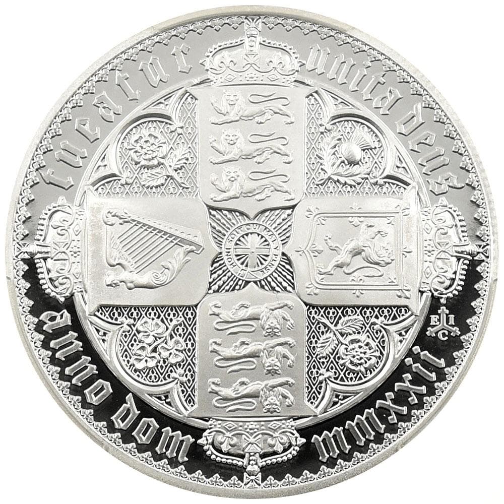 2022マスターピースゴシッククラウン1oz銀貨 PR69 (新品未使用)201