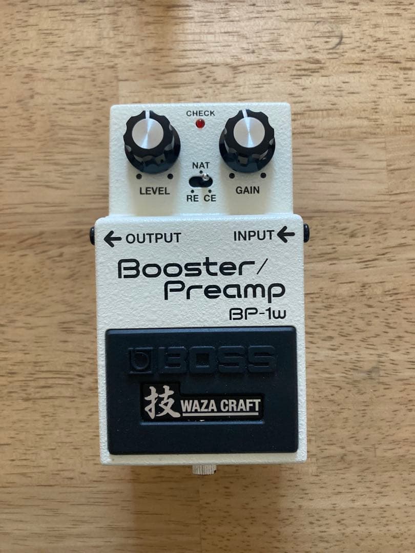 美品　BOSS Booster/Preamp BP-1W BOSS BP-1W エフェクター ブースター プリアンプ 技クラフト WAZA