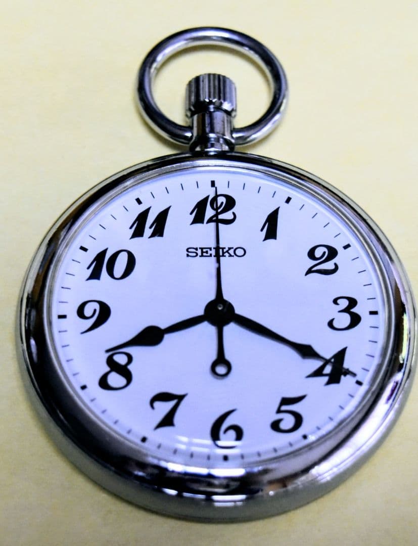 電池交換済・動作確認済~JR東日本 立川車掌区刻印済 SEIKO 懐中時計