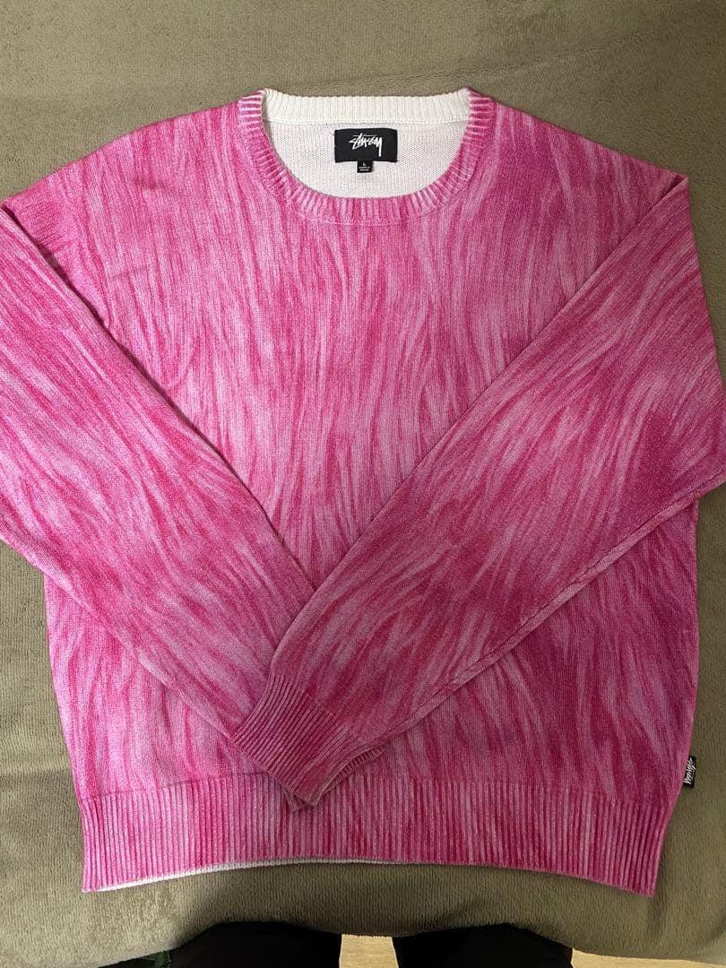 stussy printed fur sweater Lサイズ