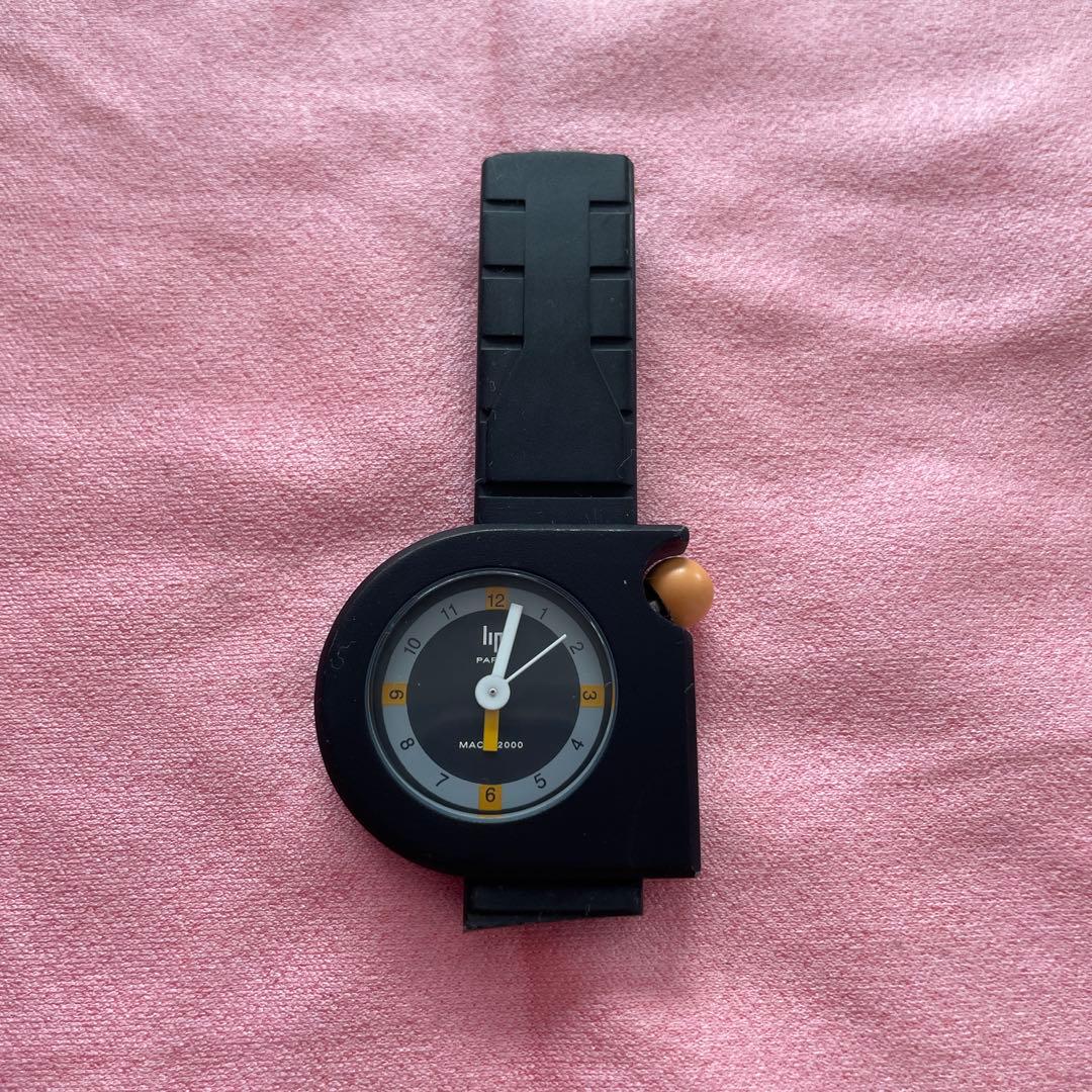 【ジャンク】 lip リップ MACH2000 マッハ リップ 腕時計 「LIP/リップ」マッハ 2000 クロノグラフ ブラック