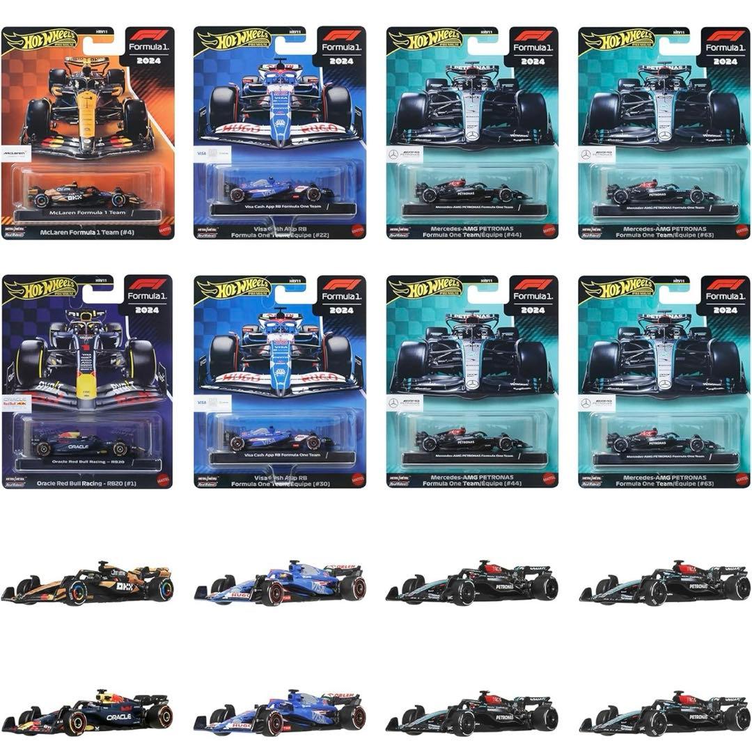 ホットウィール プレミアム レース フォーミュラ 1チーム アソート