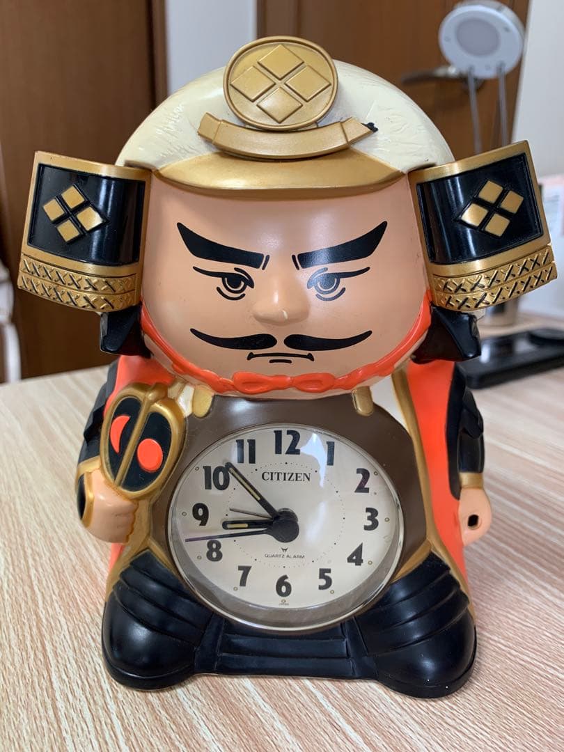 ジャンク】CITIZEN 武田信玄 目覚まし時計 - メルカリ