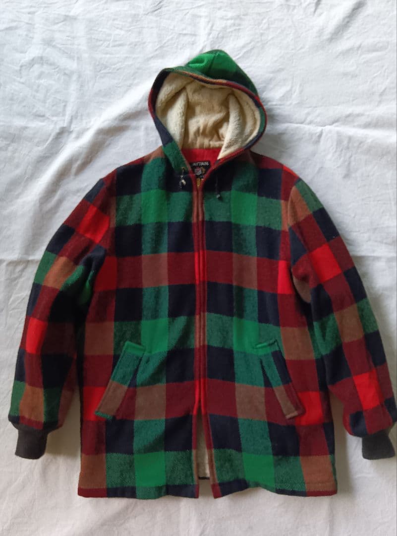 50s 60s ビンテージ ウールジャケット フーディー