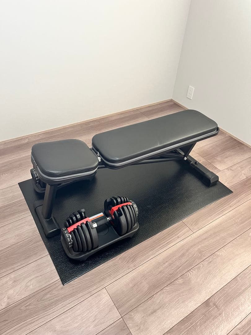 りんご【現地渡し限定】調整可能トレーニングベンチ ダンベルセット りんご【現地渡し限定】調整可能トレーニングベンチ ダンベルセット