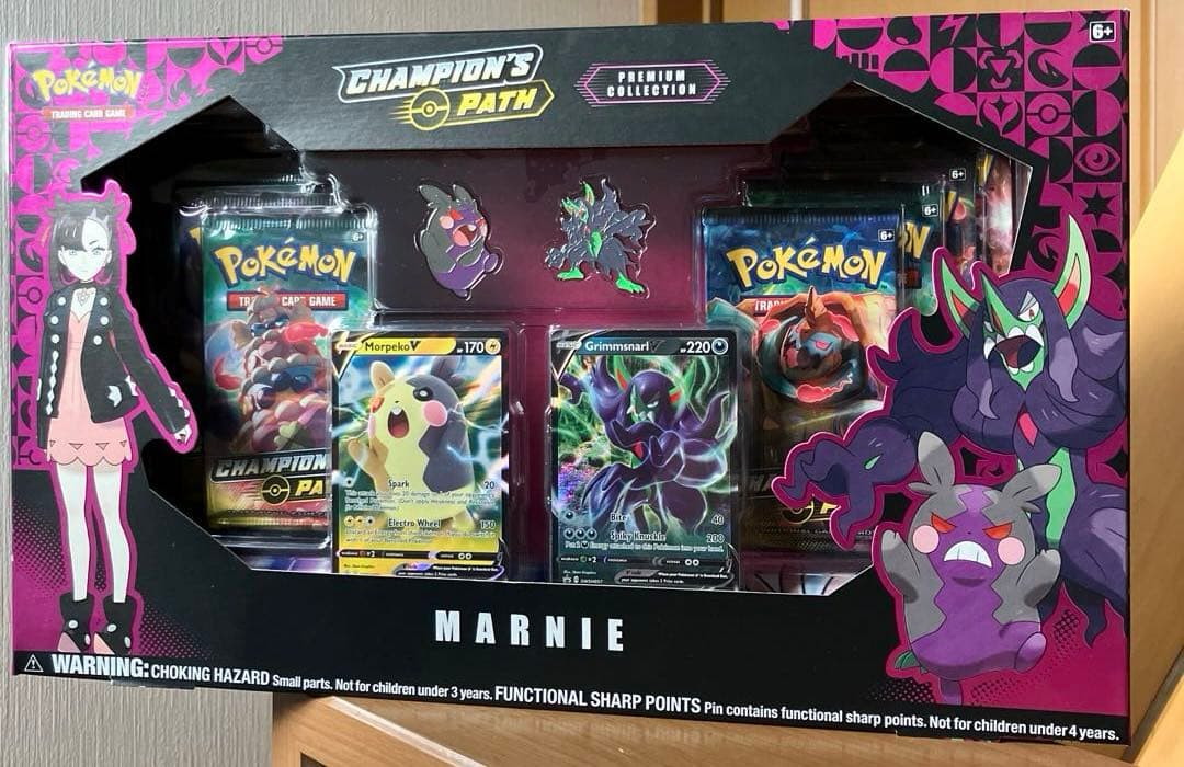 新品未開封　Champion's path マリィ　プレミアムコレクション ポケカ】海外製品『マリィ プレミアムトーナメントコレクション』開封
