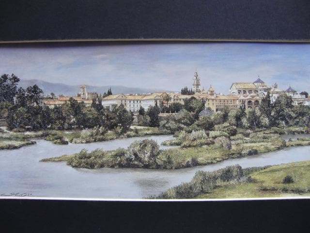 今中洋二、【渡る風】、希少な画集画、新品高級額 額装付、状態良好