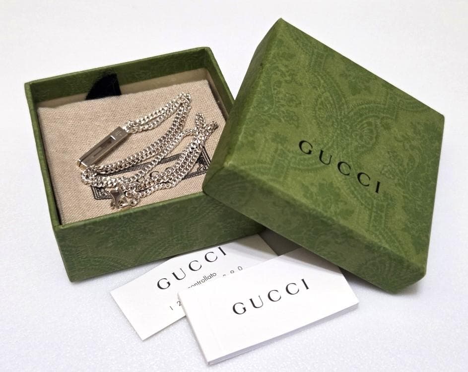 GUCCI グッチ Ag925 カットアウトG　ネックレス　箱付き　42435 楽天市場】【ギフト品質】グッチ GUCCI ネックレス カットアウトG