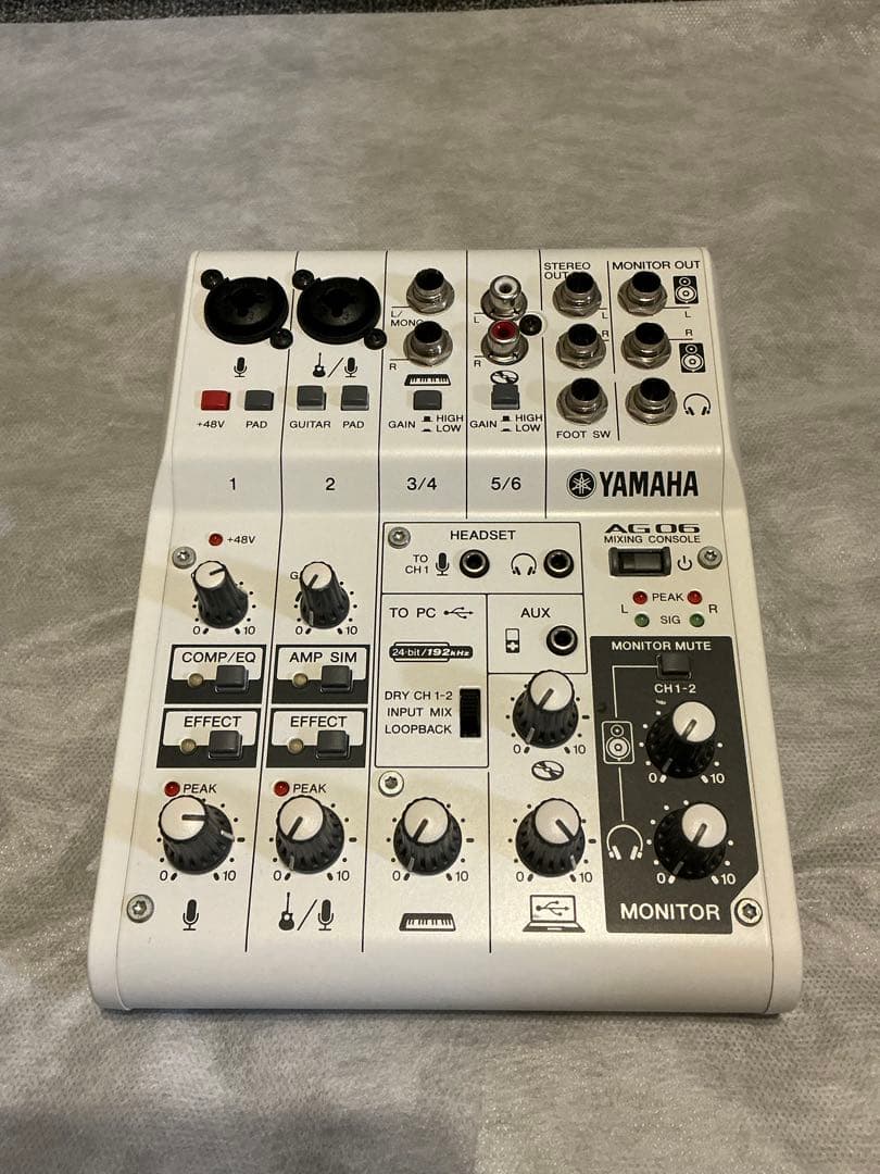 【syuuto】YAMAHA AG06 ウェブキャスティングミキサー