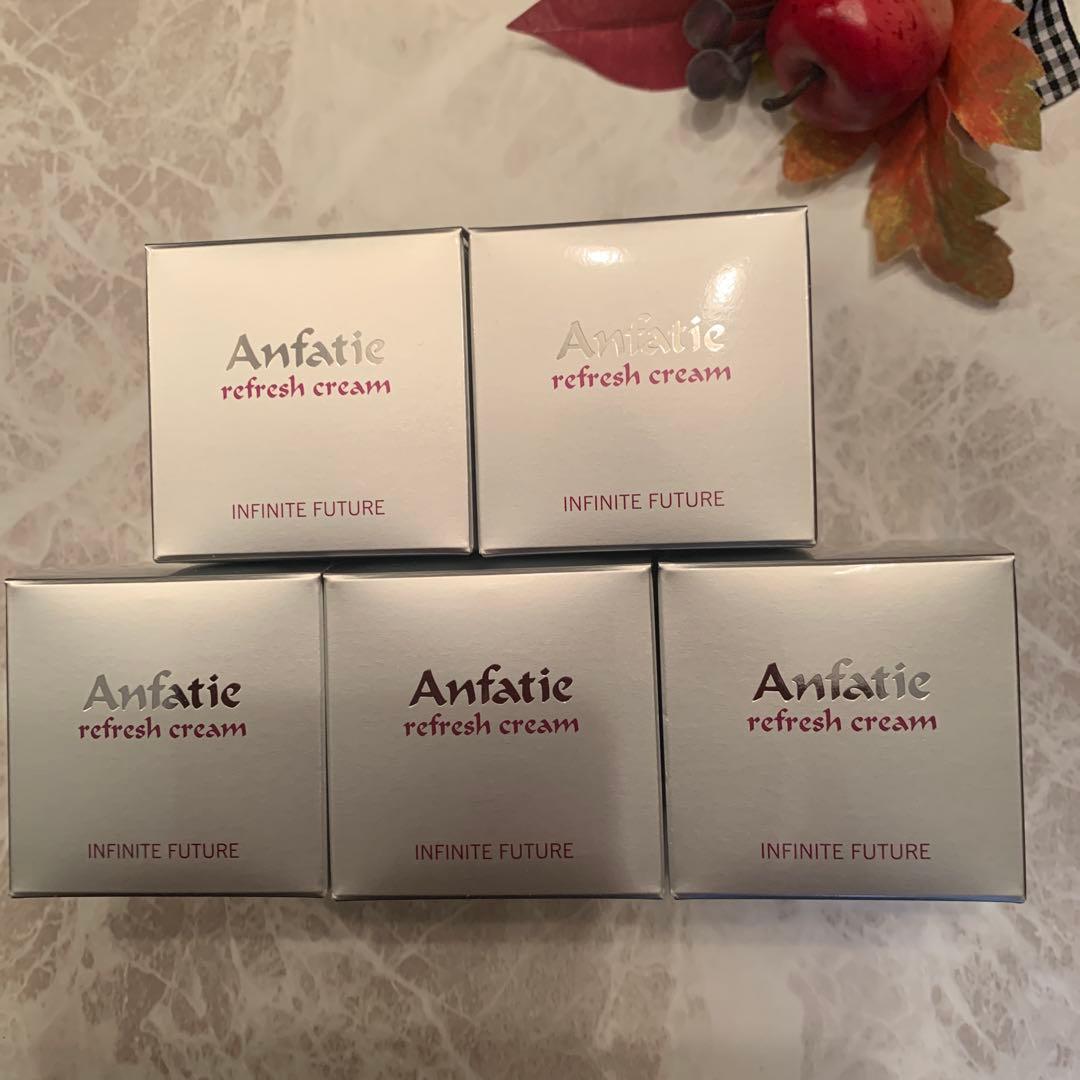 ☘️アンファティ　洗顔　リフレッシュクリームIF 旧5個 試してみた】薬用ソフトクリーム A アンファティの効果・肌質別の
