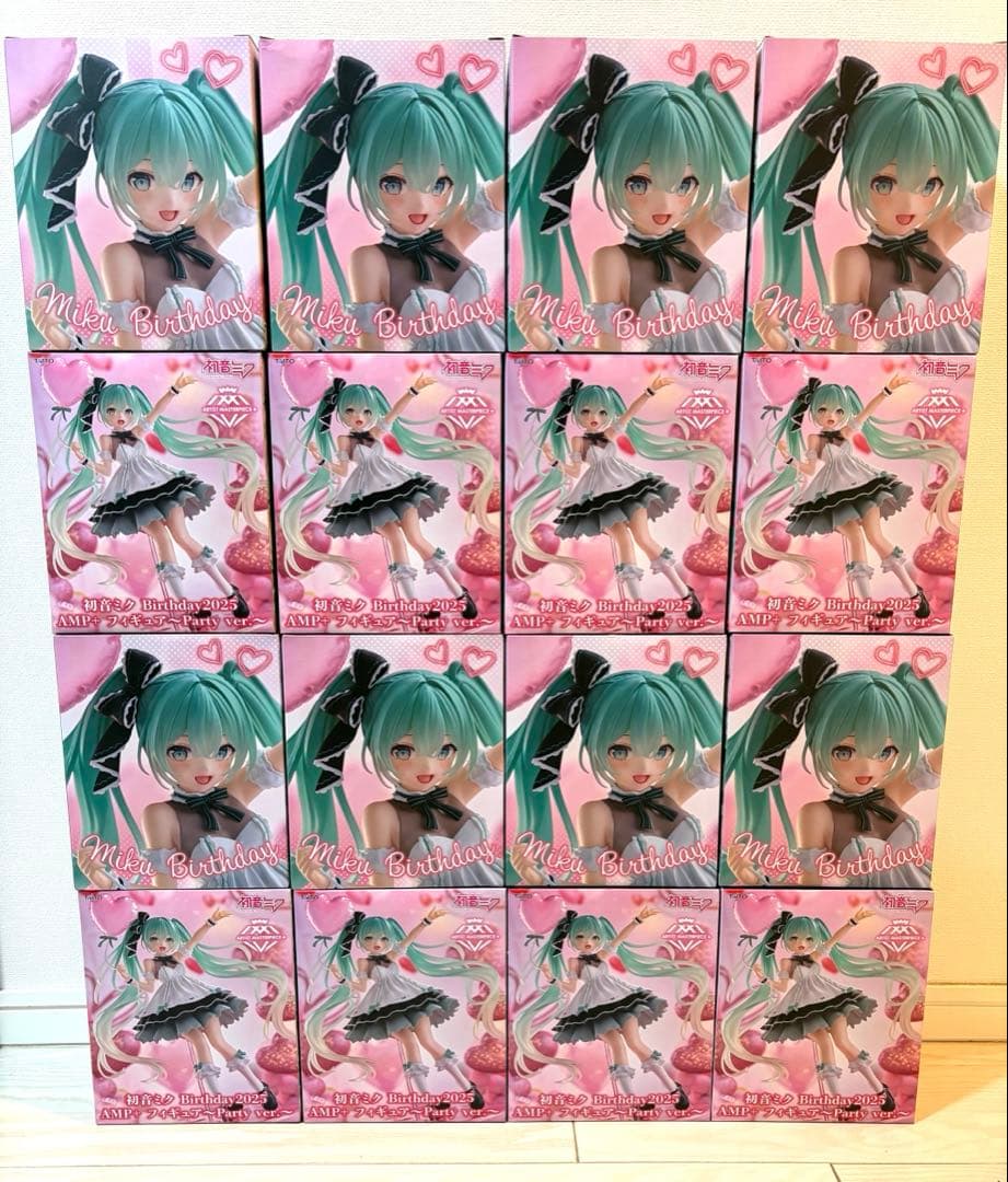初音ミク Birthday2025 AMP フィギュア Party 16個セット