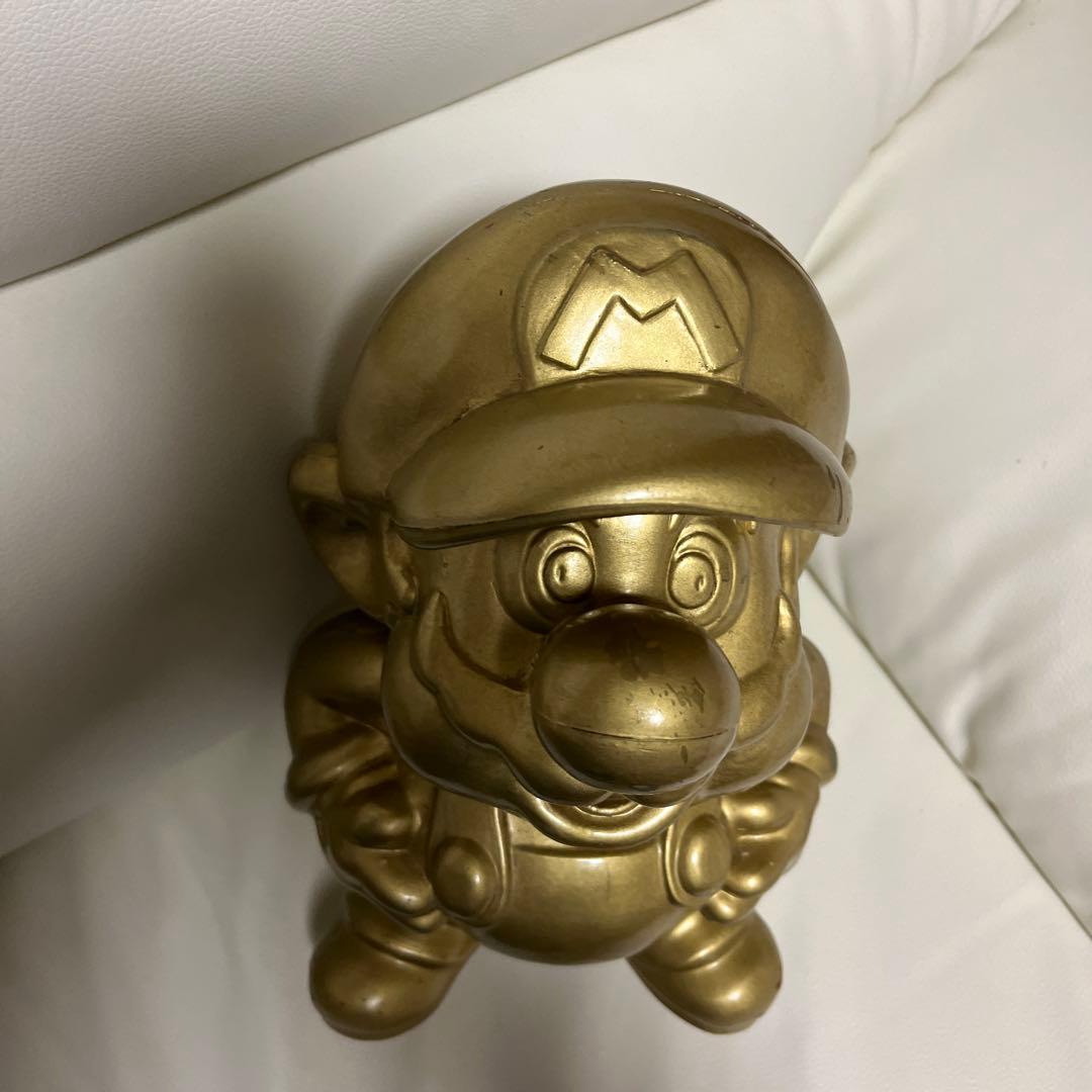 任天堂特約店 非売品 金のマリオ像
