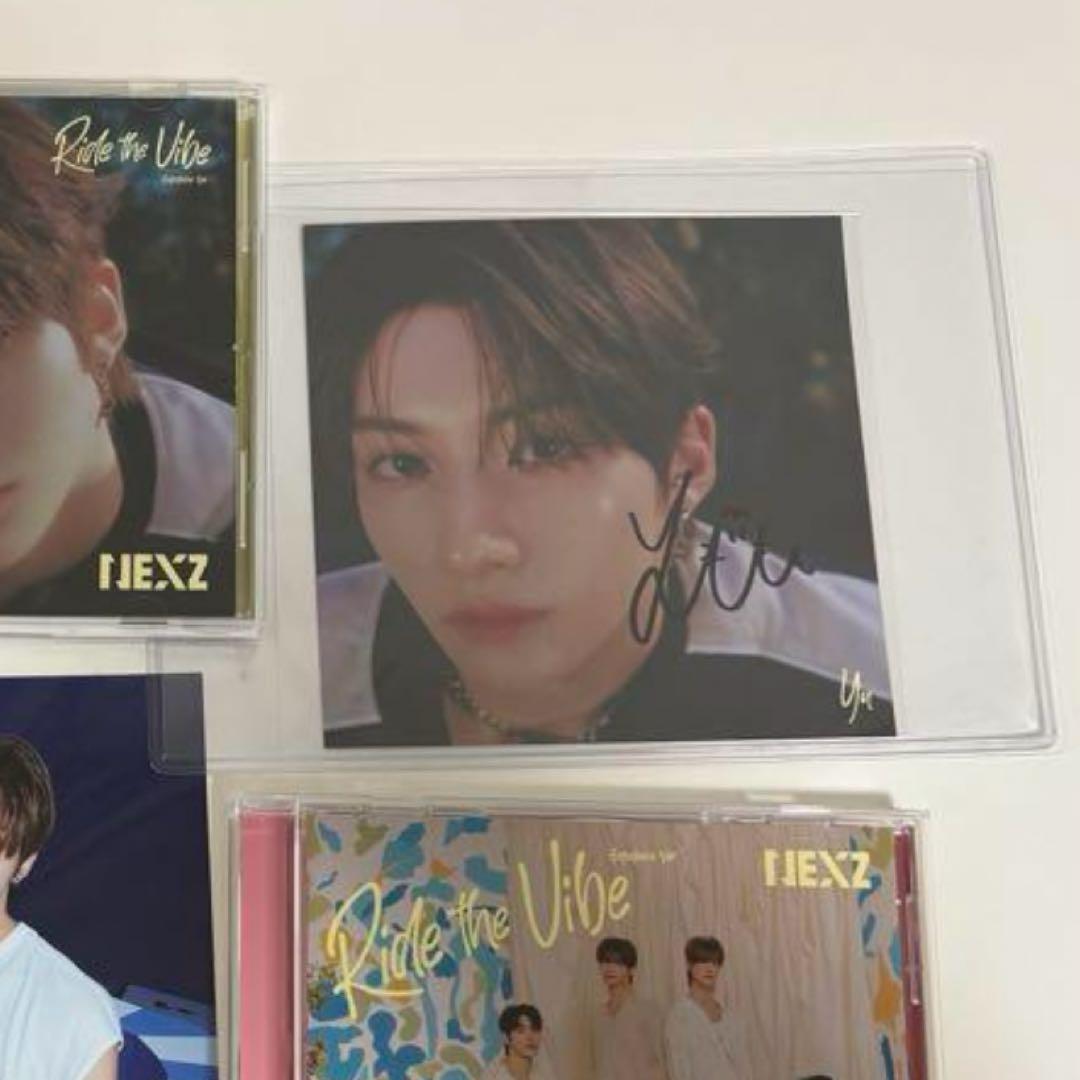 nexz ユウ　直筆サイン　トレカ　ラントレ　CD グッズ NEXZ YUKI ユウキ FC入会特典 直筆サイン入りトレカ ポスカ - メルカリ