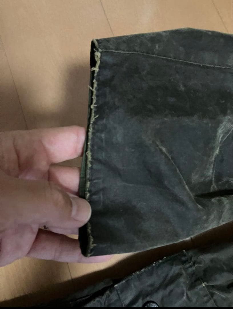 グ*ン様 Barbour borderボーダー 40 L セージ グリーン リプ - メルカリ