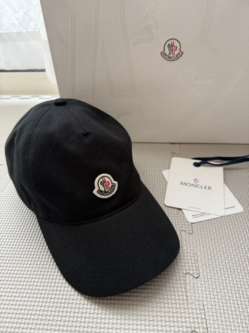 ユニセックスモンクレールベースボールキャップ黒