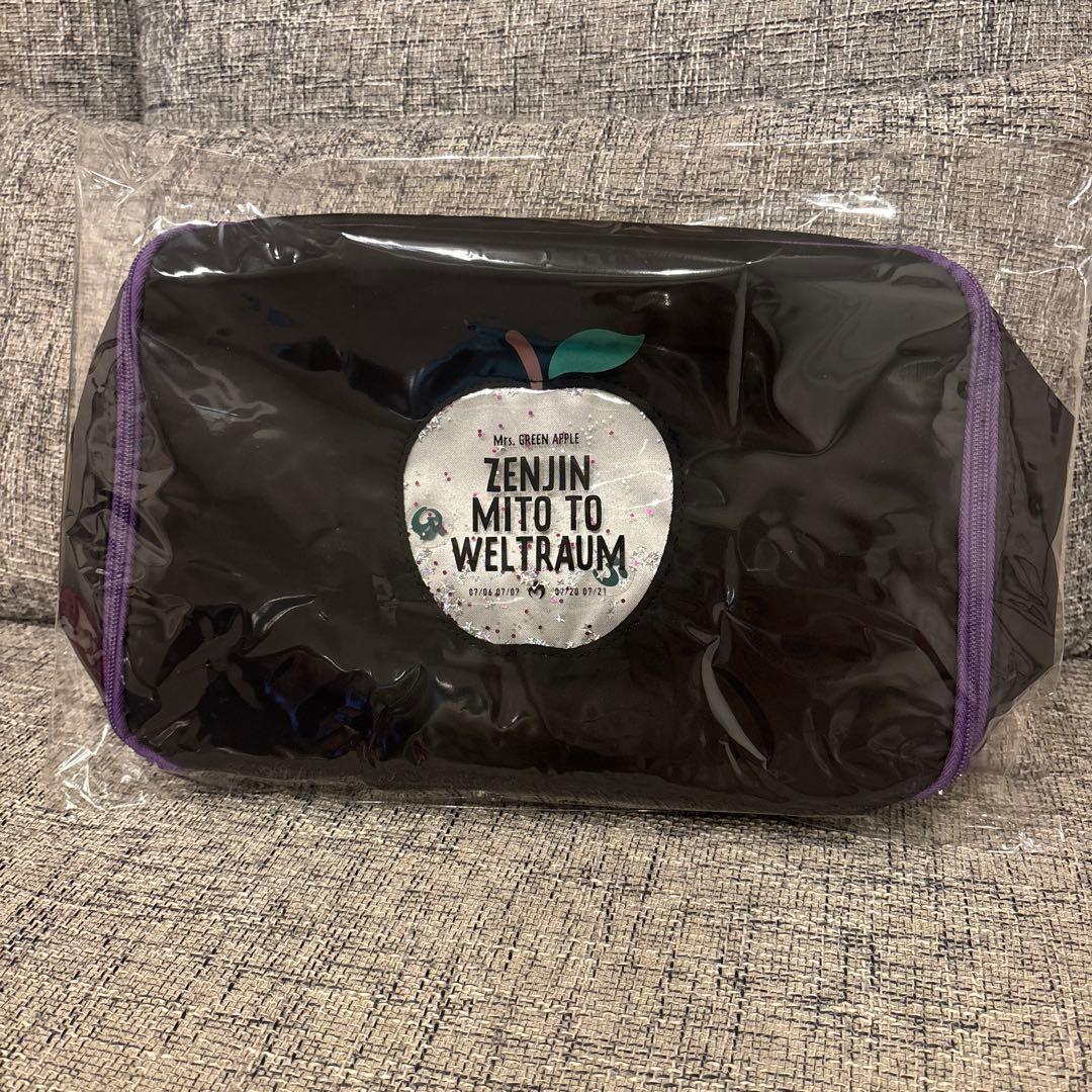 Mrs. GREEN APPLE ゼンジン未到とヴェルトラウム トラベルポーチ