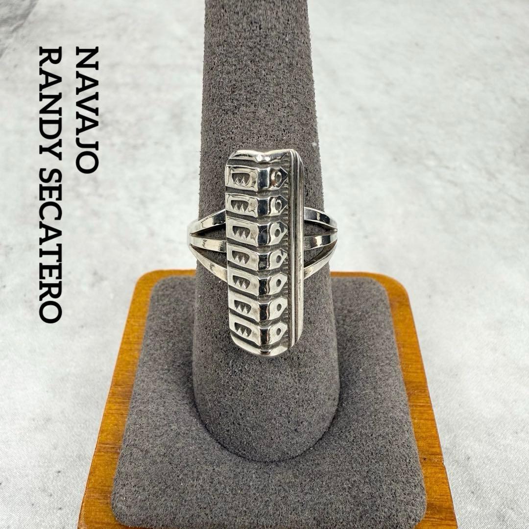 NAVAJO RANDY SECATERO シルバーリング 希少品　16号