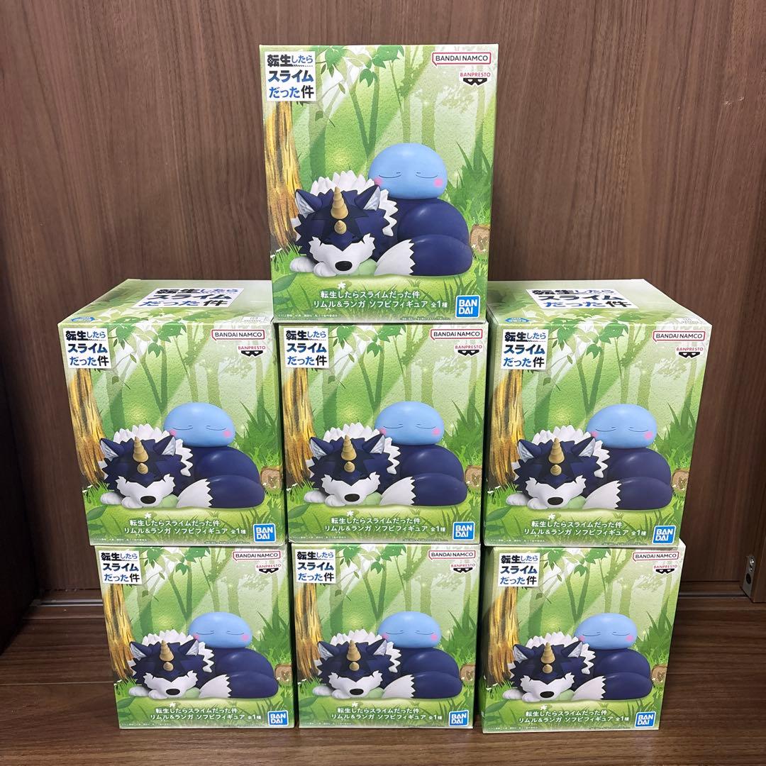 プライズ品　転スラ　リムル＆ランガ ソフビフィギュア　7点セット プライズ】本日新入荷！ 『#転生したらスライムだった件 #リムル