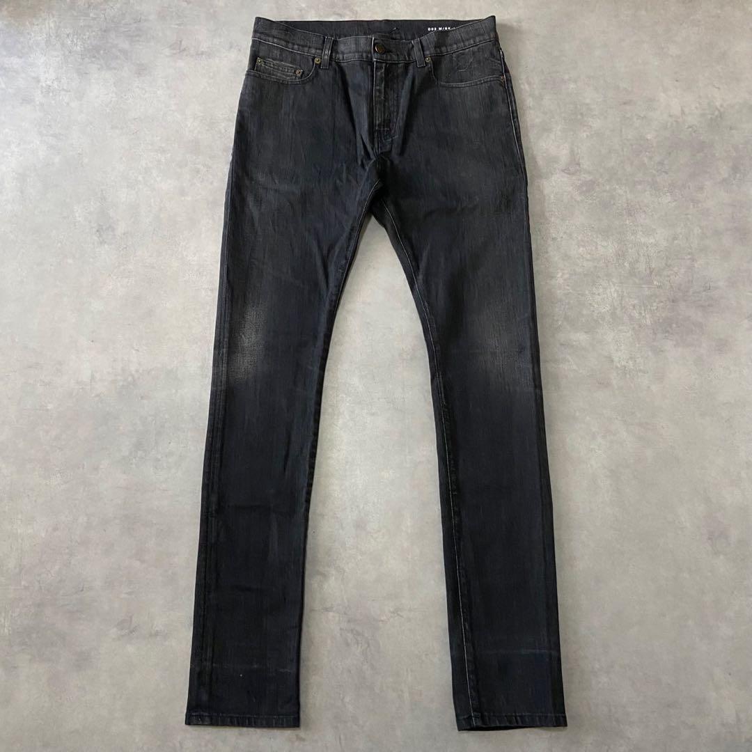 希少】エディ期 SAINT LAURENT ブラックデニムパンツ AU68 - メルカリ