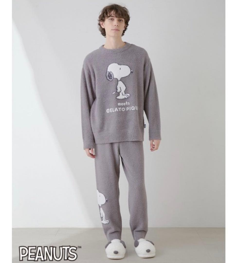 ジェラートピケオム PEANUTS スヌーピー 上下セット メンズ M - メルカリ