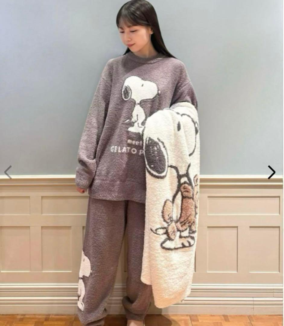 ジェラートピケオム PEANUTS スヌーピー 上下セット メンズ M - メルカリ