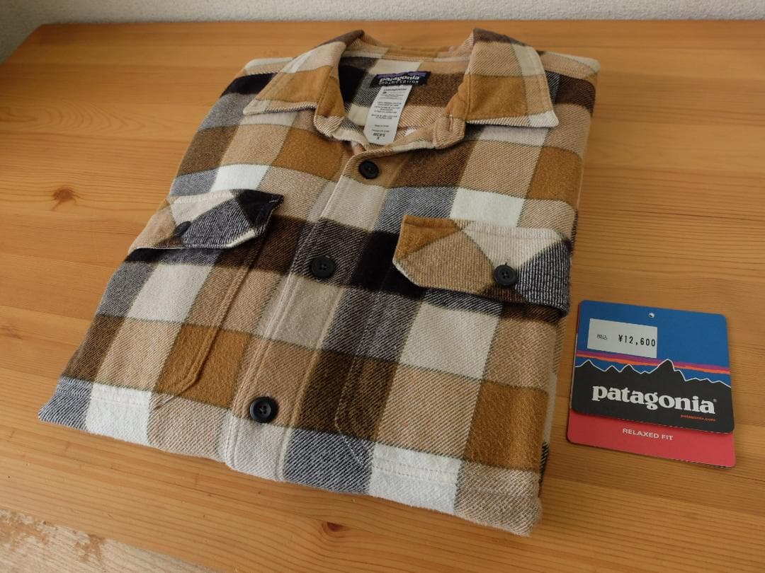 paagonia パタゴニア フィヨルド フランネル シャツ Sサイズ タグあり
