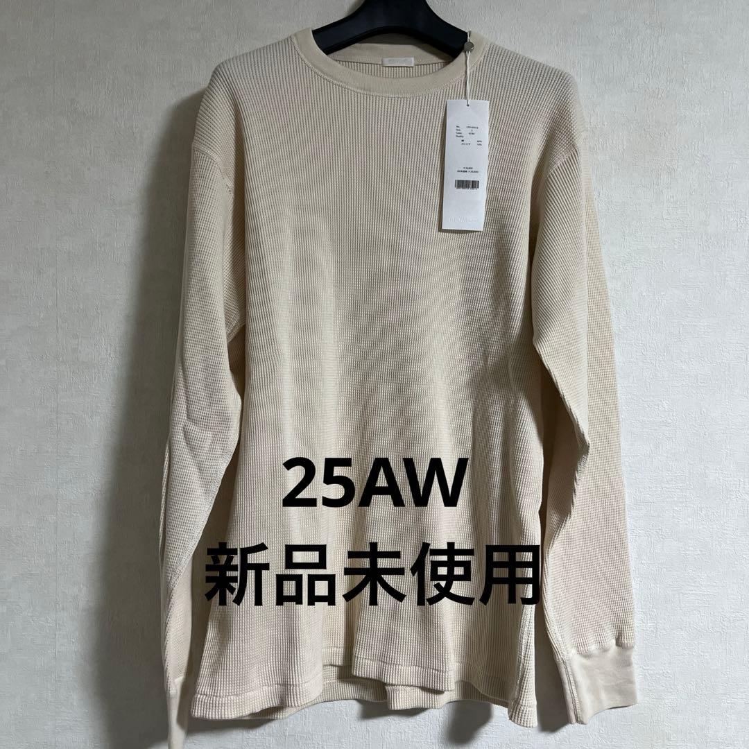 COMOLI コットンカシミヤ ワッフル長袖クルー SIZE3 - メルカリ